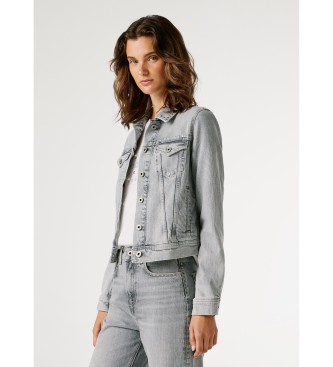 Pepe Jeans Casaco Slim azul-cinzento