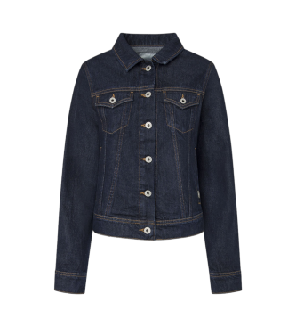 Pepe Jeans Marineblaue schlanke Jacke