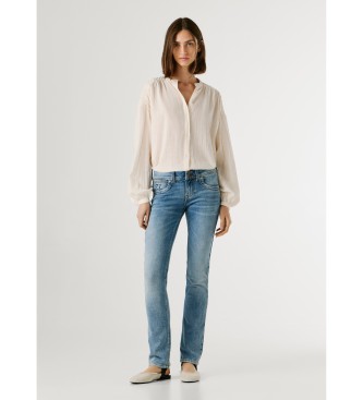 Pepe Jeans Jeans Slim Venus blauw
