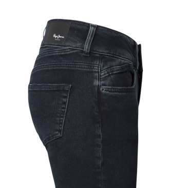 Pepe Jeans Czarne dżinsy slim fit