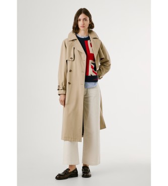 Pepe Jeans Abrigo Sofia beige