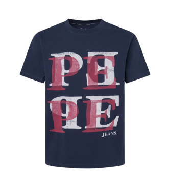 Pepe Jeans Maglietta Sohan blu scuro