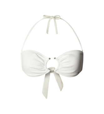Pepe Jeans Top de bikini blanc uni