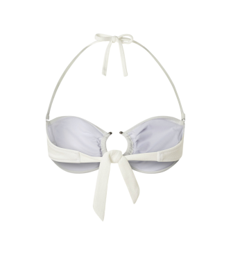 Pepe Jeans Top de bikini blanc uni