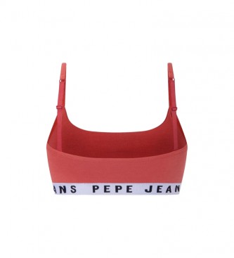 Pepe Jeans Soutien-gorge rouge uni