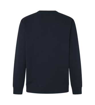 Pepe Jeans Felpa blu scuro della Somers Crew