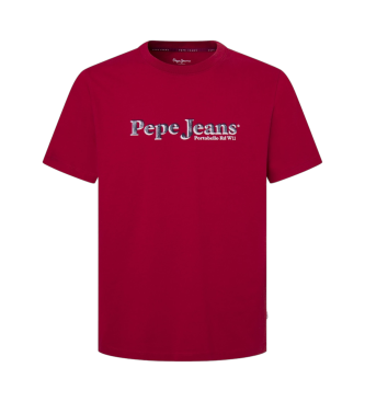 Pepe Jeans Maglietta marrone rossiccio di Somers