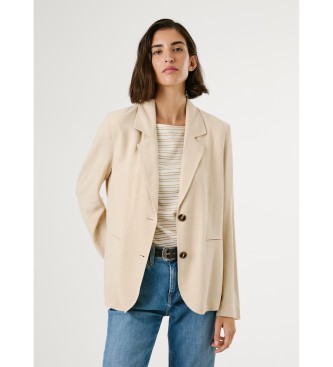 Pepe Jeans Stella beige blazer