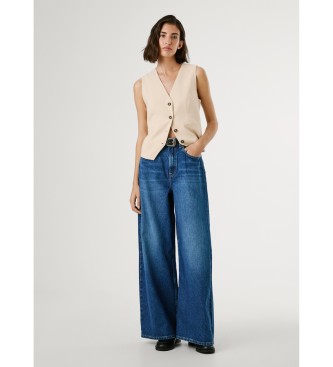 Pepe Jeans Waistcoat Stella beige