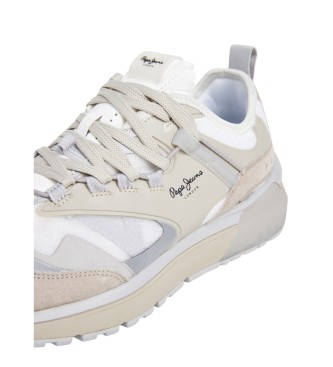Pepe Jeans Sneakers bianche Stoke Sport