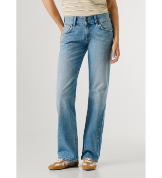 Pepe Jeans Rechte jeans Venus blauw