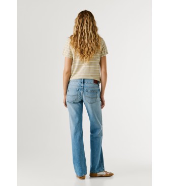 Pepe Jeans Rechte jeans Venus blauw