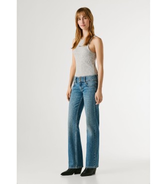 Pepe Jeans Kavbojke ravne Venus blue