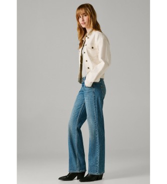 Pepe Jeans Kavbojke ravne Venus blue