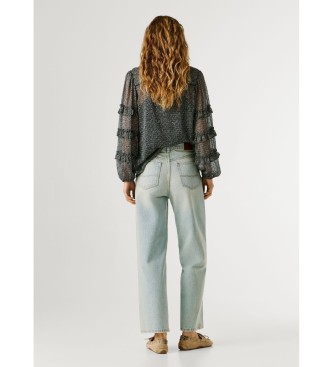 Pepe Jeans Proste kavbojke Lexa blue