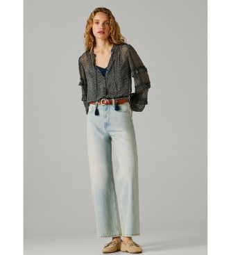 Pepe Jeans Proste kavbojke Lexa blue