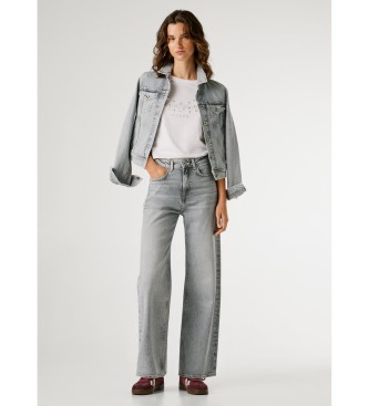 Pepe Jeans Rechte spijkerbroek Lexa grijs