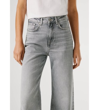 Pepe Jeans Rechte spijkerbroek Lexa grijs