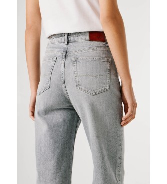 Pepe Jeans Rechte spijkerbroek Lexa grijs