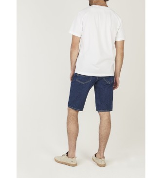 Pepe Jeans Proste szorty Cash w kolorze niebieskim