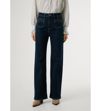 Pepe Jeans Proste jeansy Lexa Rinse navy
