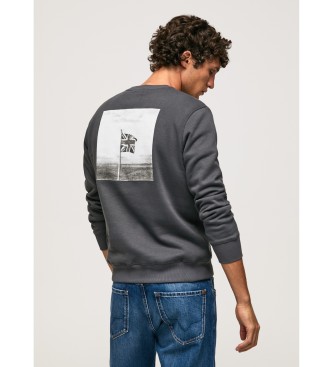 Pepe Jeans Photo Print Sweatshirt grey