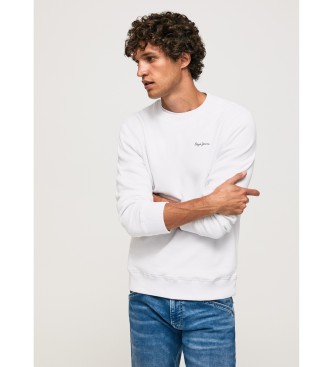 Pepe Jeans Sweatshirt med fotografisk print hvid