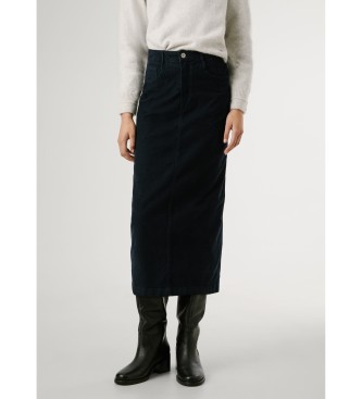 Pepe Jeans Sunny Midi Skirt preto