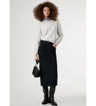 Pepe Jeans Sunny Midi Skirt preto