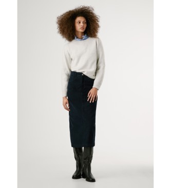 Pepe Jeans Sunny Midi Skirt preto