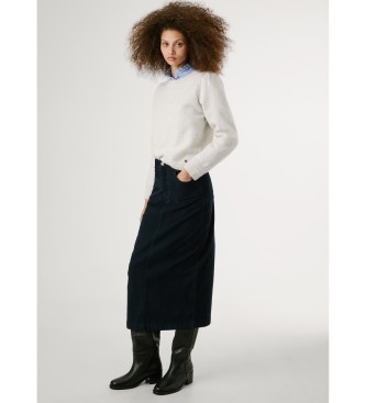Pepe Jeans Sunny Midi Skirt preto