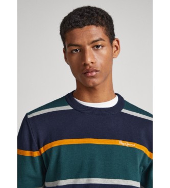 Pepe Jeans Sylvester trui marine, groen