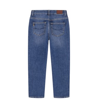 Pepe Jeans Blauwe taps toelopende jeans