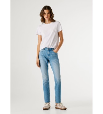 Pepe Jeans Jeans Taps Violetblauw