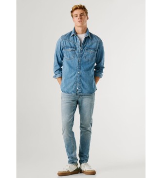 Pepe Jeans Cal�as de ganga Tapered Spike blue