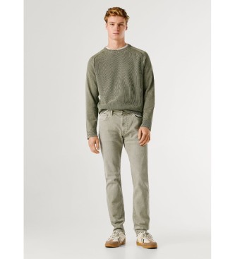 Pepe Jeans Jeans Tapered Stanley cinzento-verde