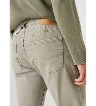Pepe Jeans Jeans Tapered Stanley cinzento-verde