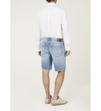 Pepe Jeans Taps toelopende Camden bermuda blauw