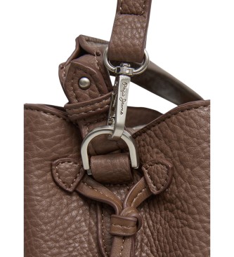 Pepe Jeans Taylor brun hndtaske