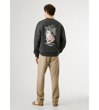 Pepe Jeans Sudadera Terry Crew gris