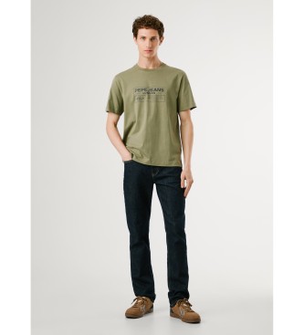 Pepe Jeans Zielona koszulka Tharky