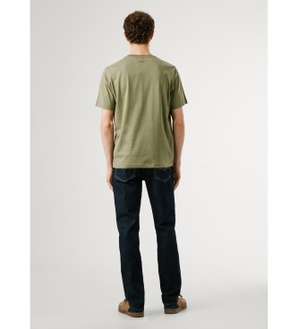 Pepe Jeans Zielona koszulka Tharky