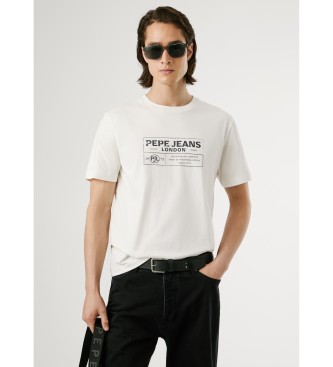 Pepe Jeans Maglietta bianca Tharky