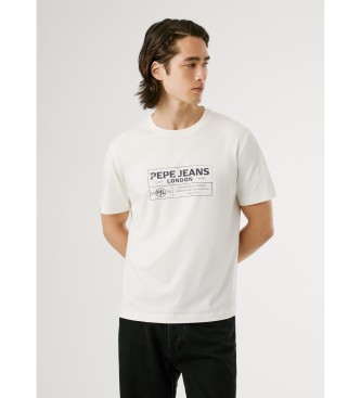 Pepe Jeans Maglietta bianca Tharky