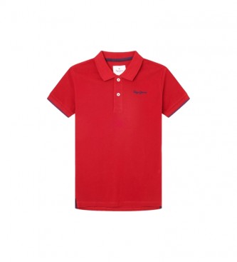 Pepe Jeans Thor red polo shirt