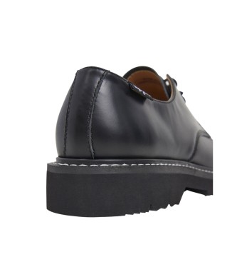 Pepe Jeans Tom Brit sapatos de couro preto