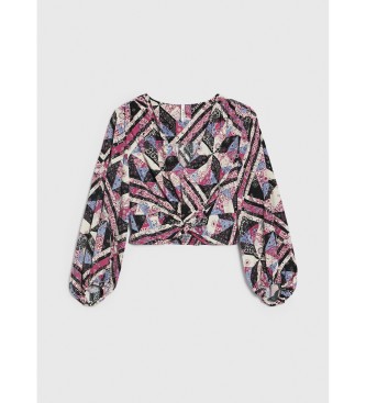 Pepe Jeans Top Fit Cropped Cropped Multicolour Paisley print