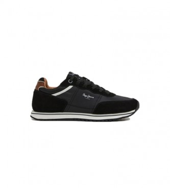 Pepe Jeans Leather sneakers Tour Classic 22 black