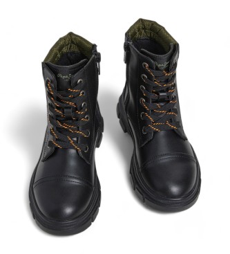 Pepe Jeans Spoor Combat laarzen zwart