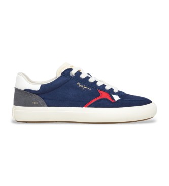 Pepe Jeans Zapatillas De Piel Travis City  marino